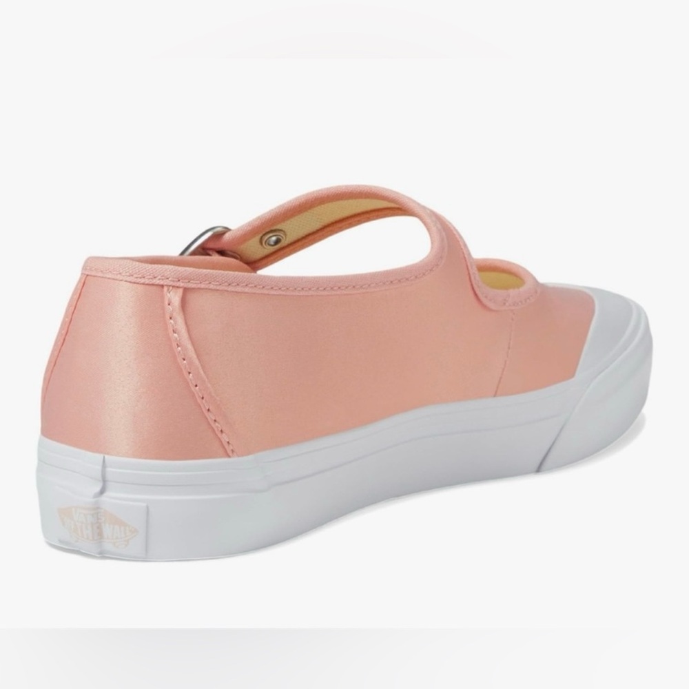 Vans Mary Jane Sneakers in Ballet Pink Satin w/Buckle, NWOB, Women’s Multiple - Picture 4 of 15